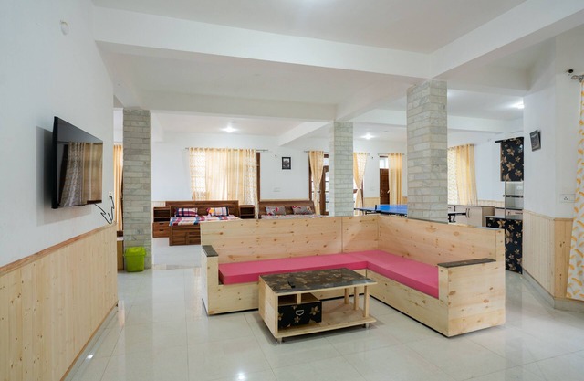 A modern and independent house Near Shimla. Sunset view