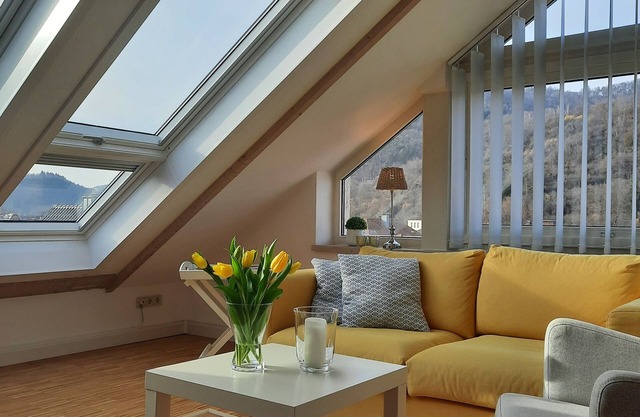 Above the rooftops of Annweiler! Light-flooded attic studio with sun terrace