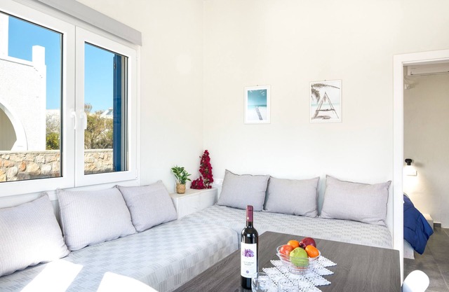 Aegean Blue Santorini Perissa II near the beach with Private Terrace & Wi-Fi
