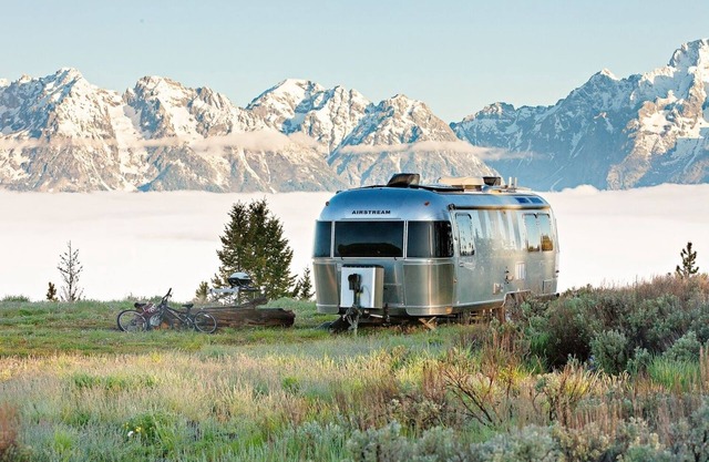Airstream travel trailer