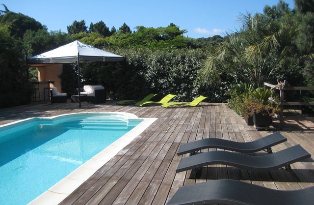 Ajaccio Rental apartment in villa 2 to 4 Pers Swimming pool Parking