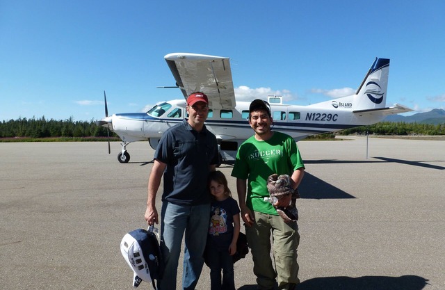 Alaska's Log Cabin, on a quiet back bay