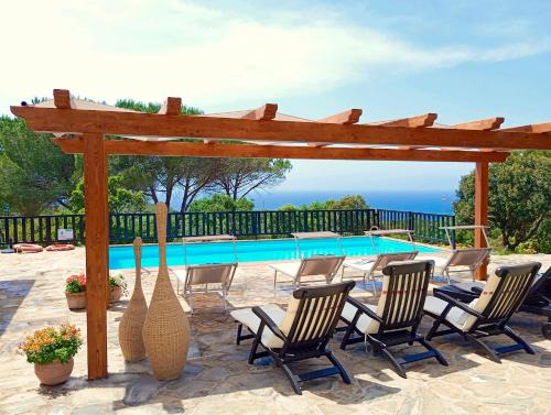 Alghero Villa Barranch with sea view swimming pool for 6 people