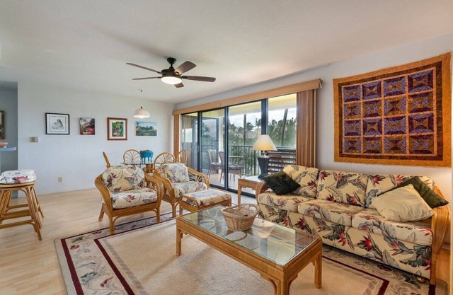 All the beauty and tranquility that Kauai has to offer starts with this lovely villa.