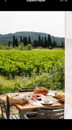 ANNA : vue sur les vignes, spa exterieur, sans vis-a-vis