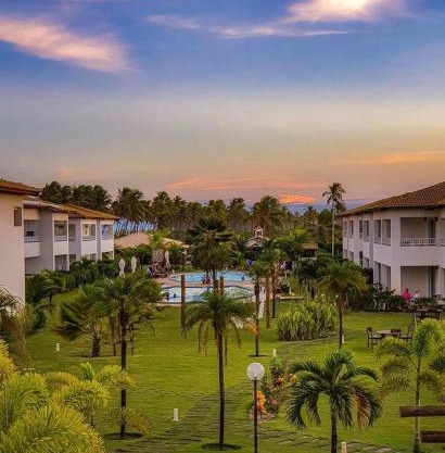 Apartamento Térreo 3 suítes Master Resort Treebies à Beira Mar Subauma Bahia