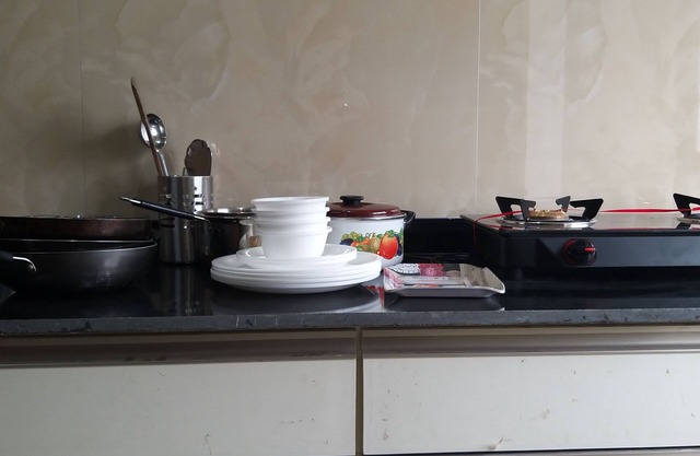 Apartment 2BHK with mountain and valley view near to market with birds sounds.