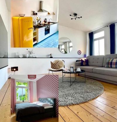 Apartment "Am Rheinorange" LOFTSTYLE, 75 Zoll TV, Netflix & Prime, Boxspringbett