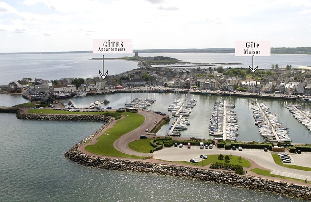 apartment on the port of st vaast with terrace sea view classified 3 stars