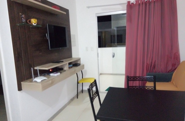 Apartment in condominium on the second block of Coroa Vermelha Beach