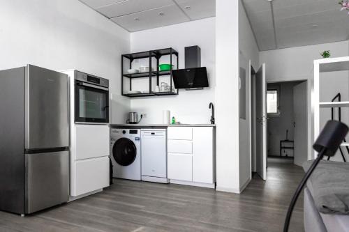 Apartment mit vier Einzelboxspringbetten - Netflix