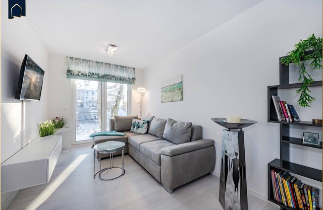 Apartment on the Szczecin Lagoon, with terrace, sauna and leisure area