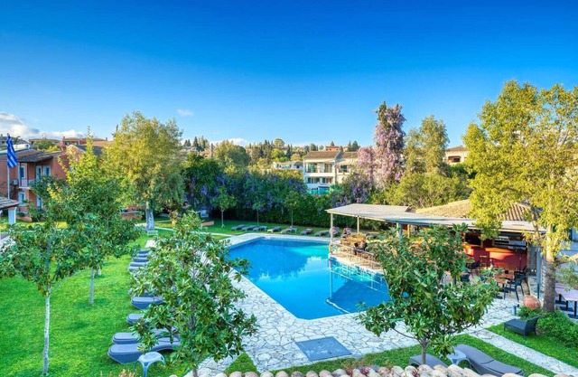 Apartment village with pool, close to Corfu Town (2.5 Km)