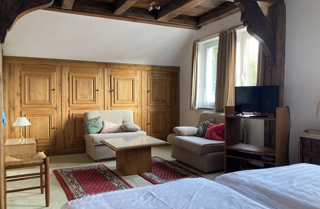 Apartment with large garden in sunny south-facing position