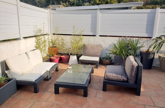 Apartment with outdoor patio