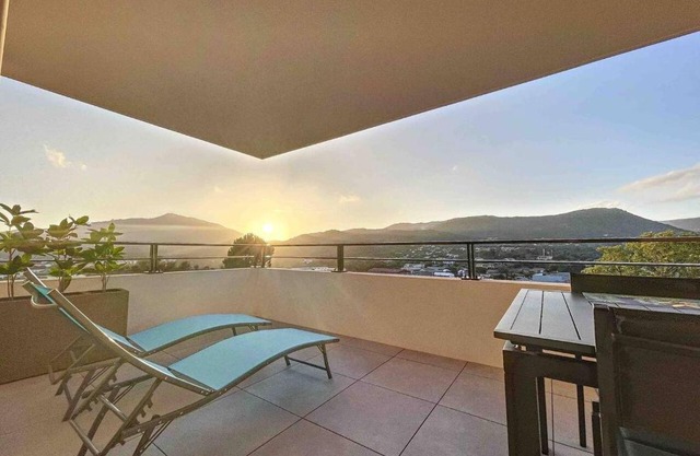 Appartement central avec très jolie vue