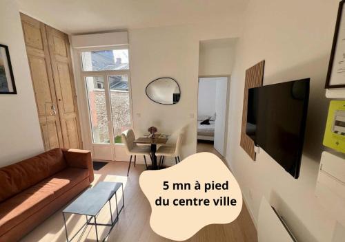 Appartement en rez de chaussée avec extérieur