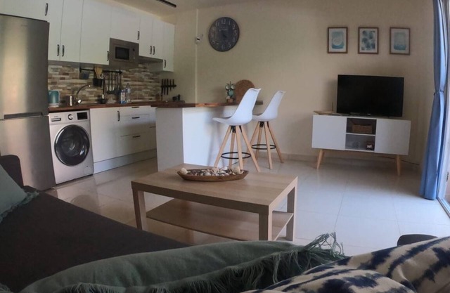 Apt in Playa María Building. First line of the beach, with A/C and wifi