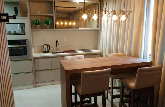 Apto com vista para o mar e o farol - loft 323