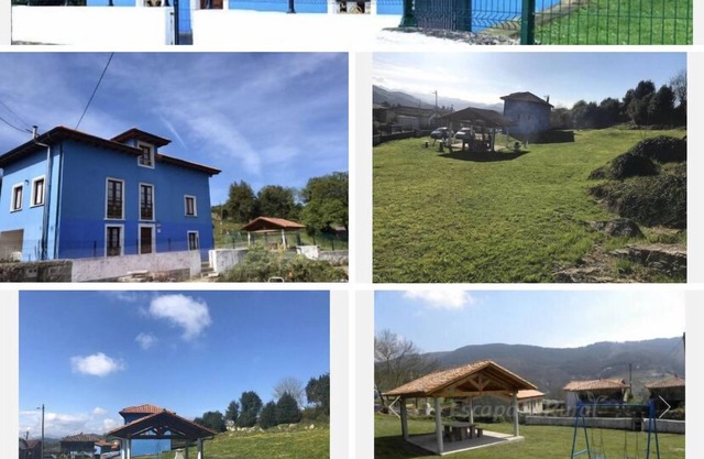 Asturian house in the mountains and near the coast