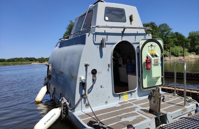 Ausgebautes Rettungsboot GORCH POTT