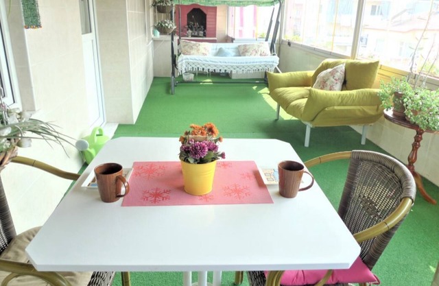 Aydınoğlu Suite terrace-4th Floor -NO Lift-1 A/C