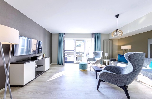 Baltic Sea lounge apartment with infrared cabin, corner balcony and fantastic view