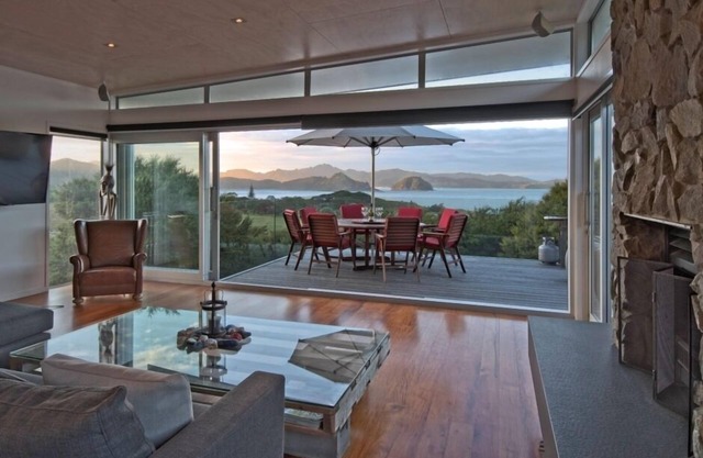 Barrier Headquarters main house. Unobstructed 270 degree views white sandy beach