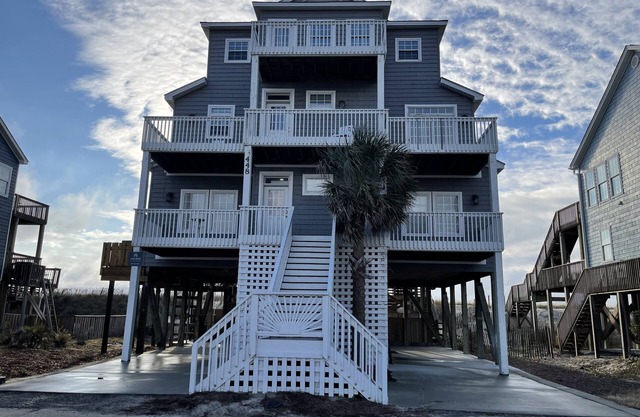 beach front home