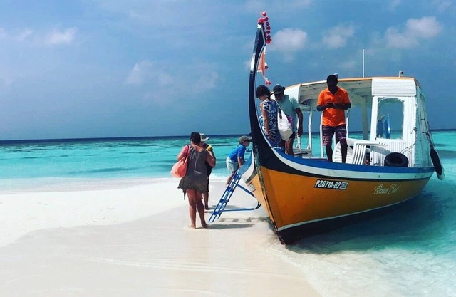 Beach stay in Maldives