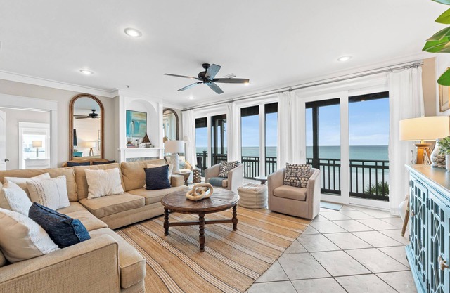 Beachfront Boutique Condo w/Huge Deck, Pool, & Private Elevator Access