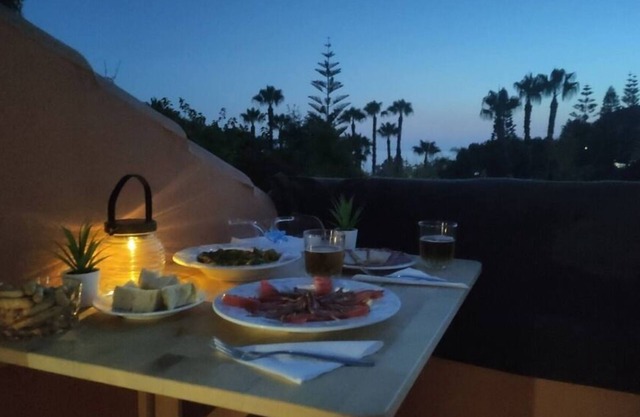 Beachfront loft with sea views
