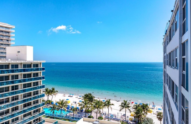 BEACHFRONT: Luxe 3-Bedroom Condo with POOL!