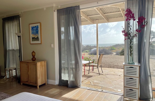 Beachside Studio styled space with sea views and 3 minute walk to the beach