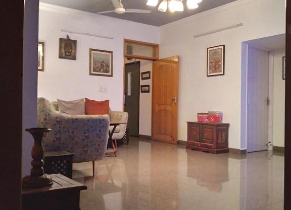 Beautiful, cozy room with green terrace garden