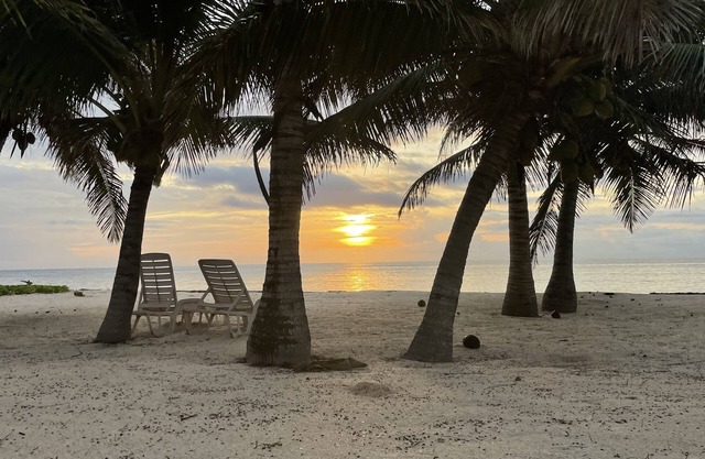 Beautiful home w/private white sand beach on the Caribbean; a/c in every room!