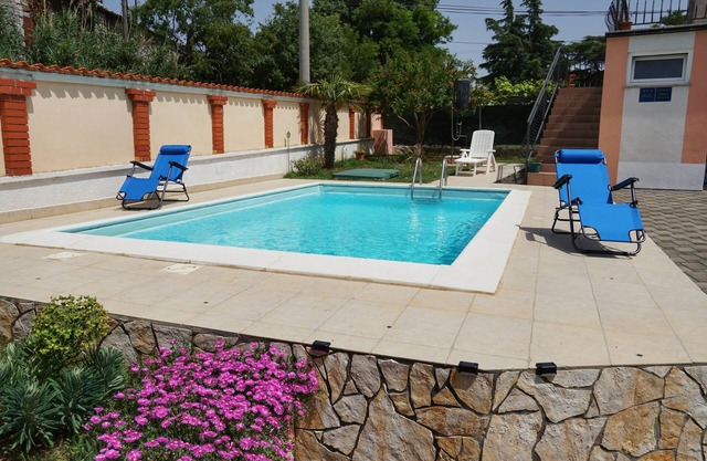 Beautiful house with pool and courtyard in a quiet location at Porec
