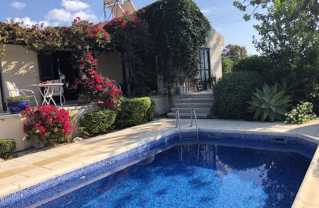 Beautiful mature villa with large gardens and private pool overlooking the sea