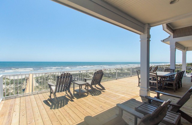 Beautiful new Custom Oceanfront home with XL covered decks, pool and elevator.