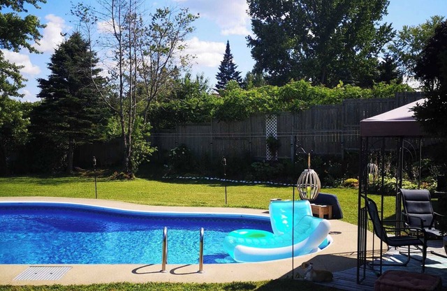 Beautiful private vacation home with great views of the Saint John river.