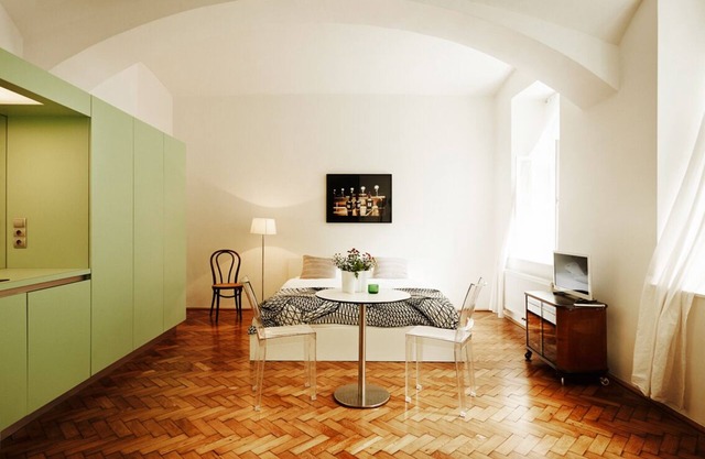 beautiful, quiet, architect-designed apartment near the center