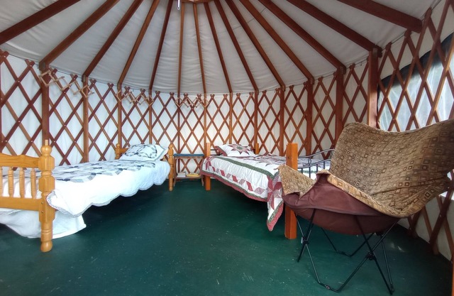 Beautiful Remote Waterfront Yurts,