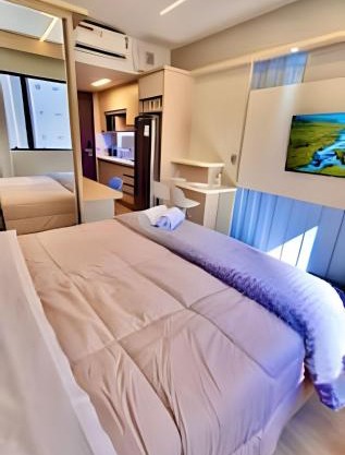 Belo Apartamento no Batel Com Ar condicionado Q/F