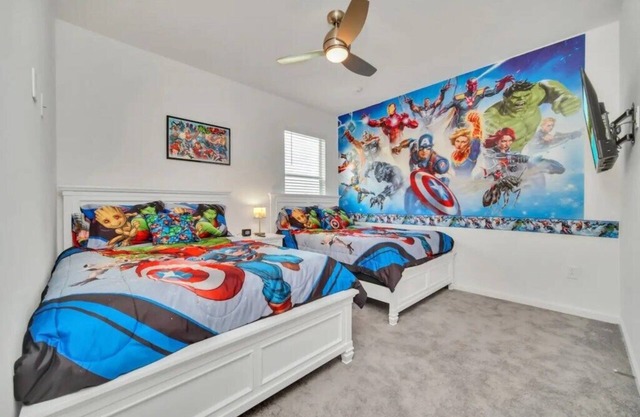 BIG OFFER BIG HOME : 12BR Home for 31 w/Pool & Cinema Near Disney!
