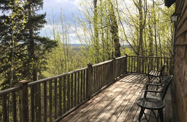 Birchcrest Cabin On Unique Ridge Top With Views of Denali and the Alaska Range
