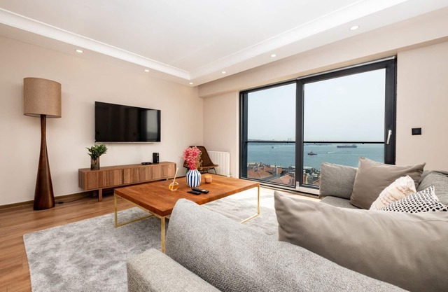 Bosphorus View with Two Bedrooms, Elevator and Central Location