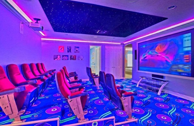 Bowling Alley Home with 14 themed bedrooms