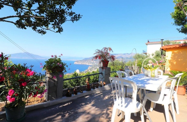 Breathtaking views of the Bay of Naples and Mount Vesuvius