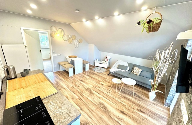 Bright, large vacation apartment with balcony & air conditioning on Langer See in Prieros