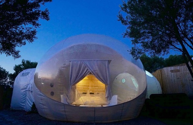 bubble tents Halkidiki